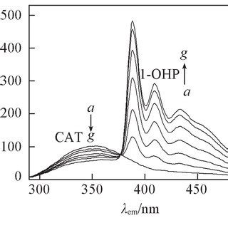 Fluorescence Quenching Spectra Of Cat In The Presence Of Various