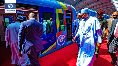 Buhari Sanwo Olu Commission Lagos Blue Rail Line YouTube