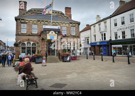 The Town Hall, Northallerton High Street, North Yorkshire Stock Photo ...