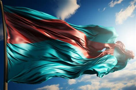 Premium Photo South Sudan Flag Waving Dramatically