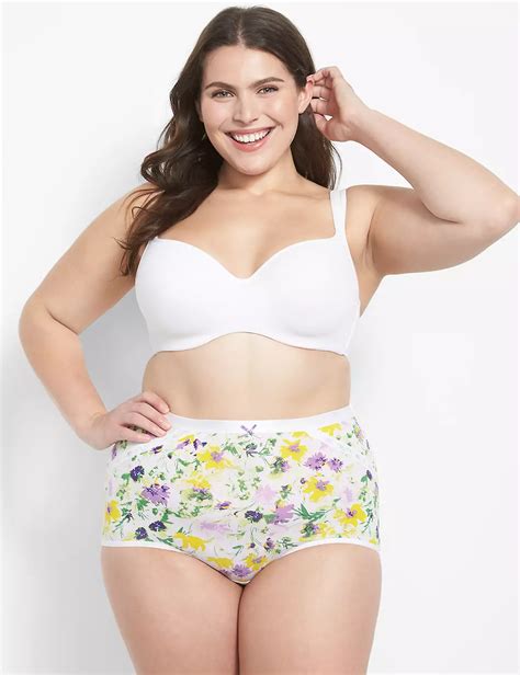 Extra Soft High Waist Brief Panty Lanebryant