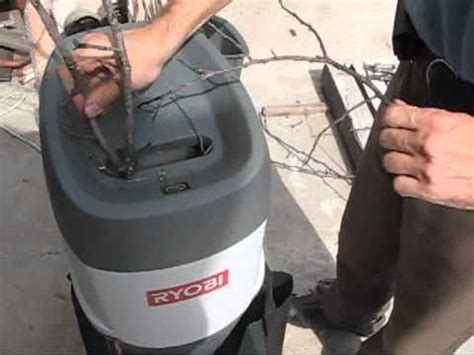Измельчитель веток садовый RYOBI RSH2455 - YouTube
