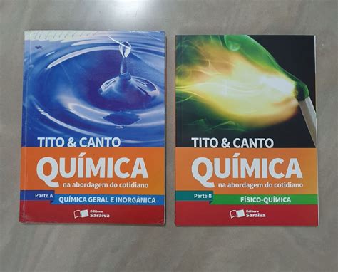 Cole O Livros De Qu Mica Para Vestibular Livro Tito E Canto Editora