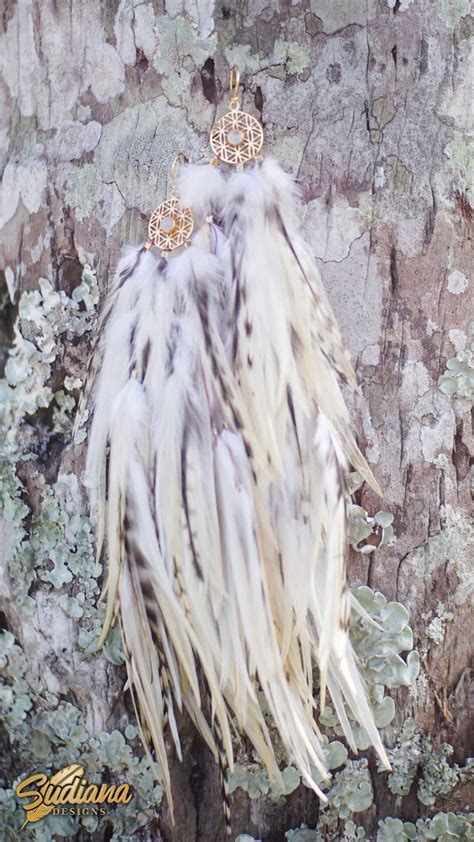 Feather Earrings - Etsy