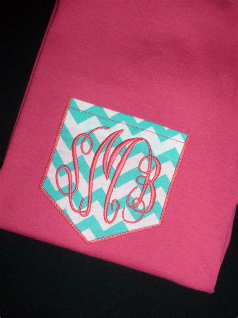 Pocket Tee Shirt Embroidered Pocket T Shirt Monogrammed Pocket T