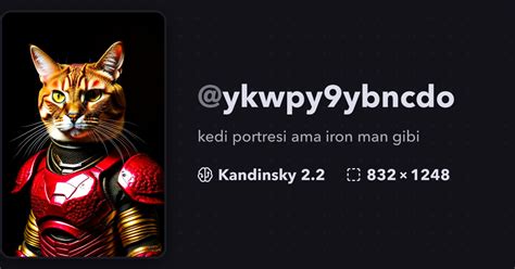 Kedi Portresi Ama Iron Man Gibi Ykwpy9ybncdo