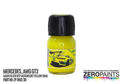 Mercedes Amg Gt3 Htp Motorsport Mann Filter Yellow Paint 30ml Part