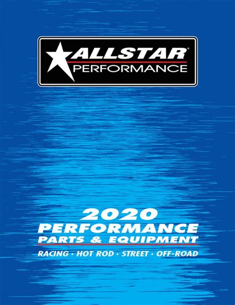 2024 Allstar Performance Catalog All100 Morin Performance