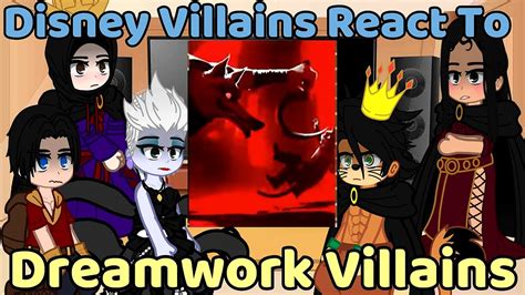 Disney Villains React To Dreamworks VillainsGacha Reacts Inspired