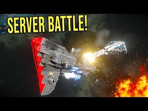 SPACE BATTLES! - Space Engineers Ship Battles! - YouTube