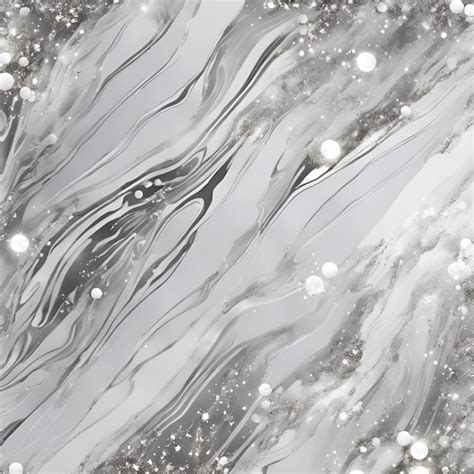 Premium AI Image | Marble Background with Silver Stripes and Sparkles