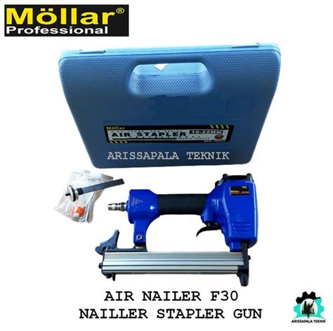 Jual Air Nailer F30 Pneumatic Brad Nailer Stapler Gun Mesin Paku Tembak