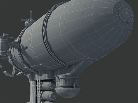 3d Model Red Alert Kirov Airship 1 Vr Ar Low Poly Cgtrader