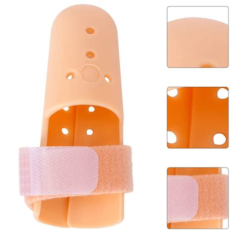 Rosenice Finger Splints Plastic Mallet Dip Finger Support Splint Fracture Joint Splint Protector