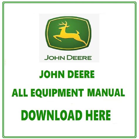 Download John Deere Manuals PDF Format | John Deere Manuals