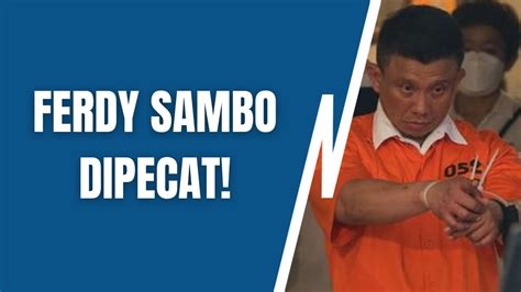 Ferdy Sambo Resmi Dipecat Dari Polri Youtube