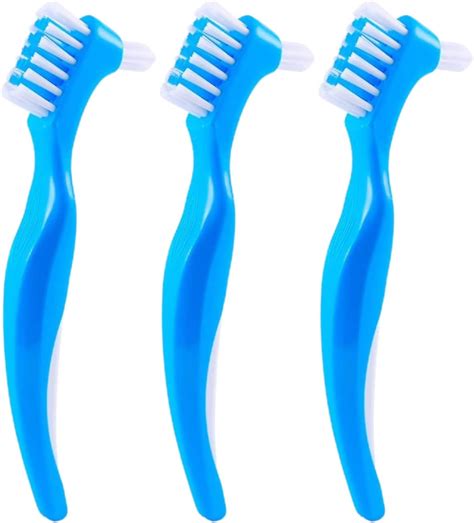 3 pcs Brosse Nettoyage Prothèse dentaire Double tête Pointe de