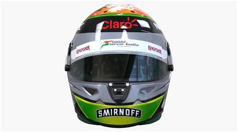 Sergio Perez 2015 style Racing helmet 3D Model $69 - .fbx .obj .max ...