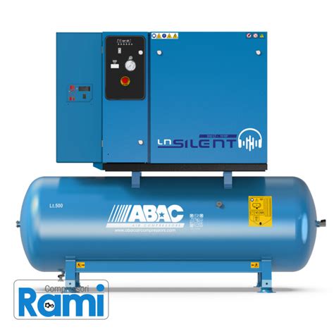 Compressore A Pistoni Silenziato ABAC LN2 B7000 500 T10 DOL DRY 7 5