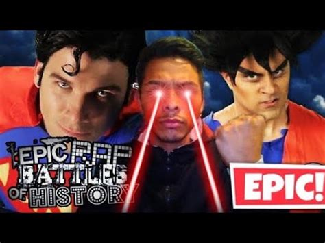 GOKU VS SUPERMAN EPIC RAP BATTLES OF HISTORY REACCIÓN ERB goku