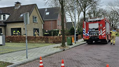 Brandweer Blust Brand Op Zolder Van Woning In Bennekom Ede