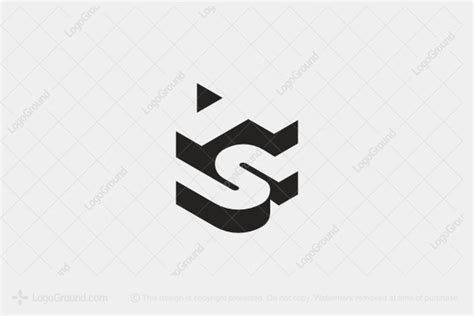 TS or ST 3d Logo