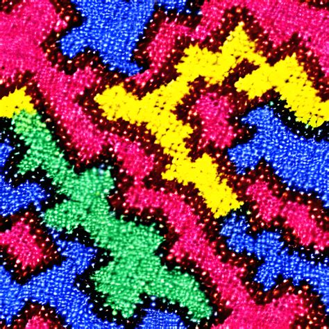 Colorful Mexican Huichol Pattern · Creative Fabrica