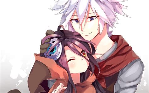 No Game No Life Zero Riku And Shuvi Hd Wallpaper