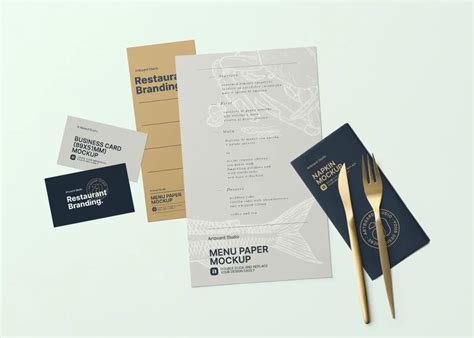 Restaurant Mockup Templates And Items — Mockup Zone