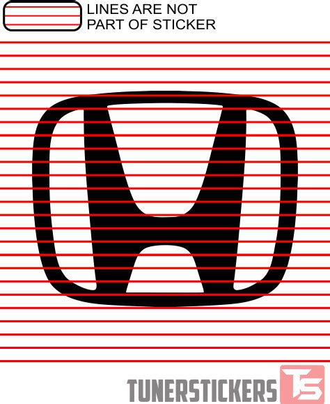 Honda Logo - Tuner Stickers