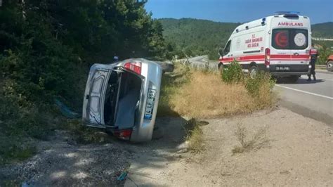 Yol Kenar Na Savrulan Ara Ta Can Pazar Mudurnuda Kaza An Bolu G Ndem