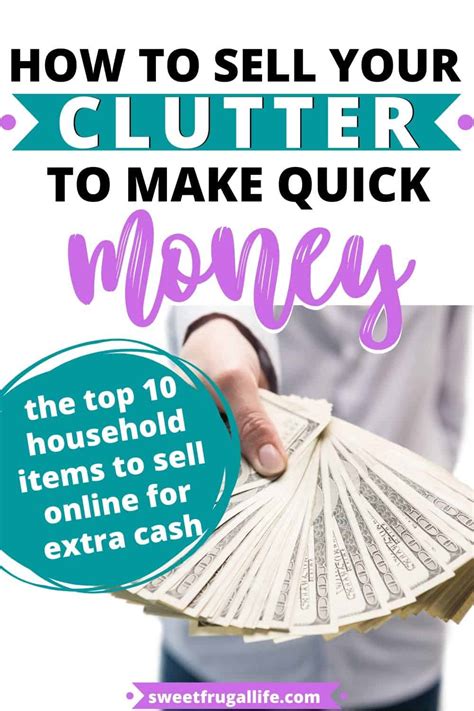 10 Household Items To Sell For Quick Cash Sweet Frugal Life