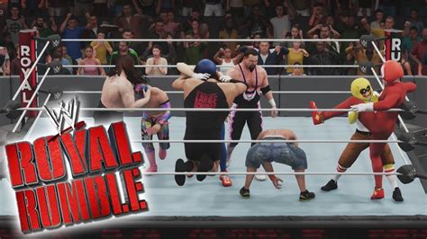 Wwe Royal Rumble Wwe 2k18 Gameplay Youtube