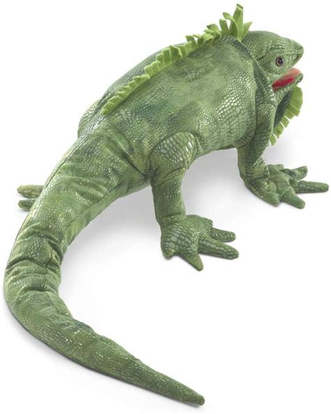 Iguana Hand Puppet - Blue Turtle Toys