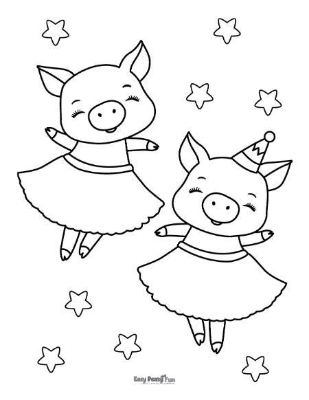 Printable Pig Coloring Pages Easy Peasy And Fun