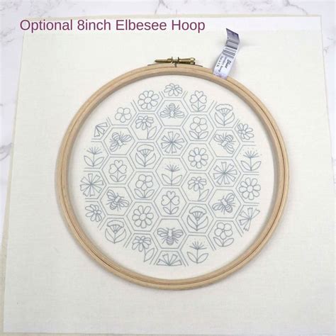 Flower Hive Hand Embroidery Kit Embroidery Kits Hand Embroidery Kit