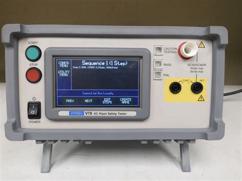 Vitrek Model V70 Ac Hipot Tester 5 Kv Ac Safety Tester With