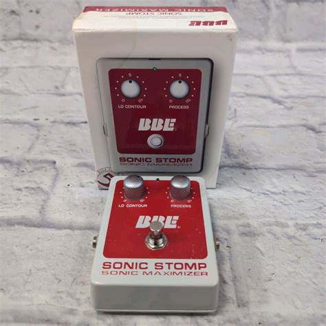 bbe sonic stomp maximizer pedal evolution