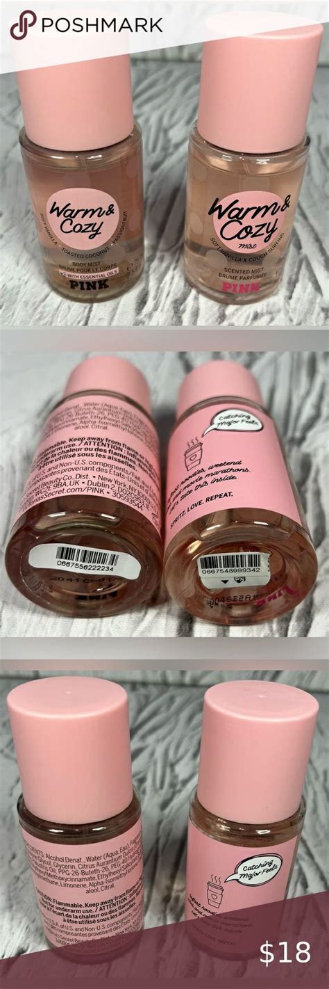 2x Victorias Secret Pink Warm And Cozy Body Mist 2 5 Fl Oz In 2023