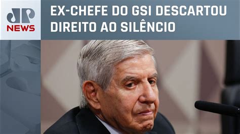 Sessão de depoimento do general Heleno na CPMI do 8 de Janeiro dura