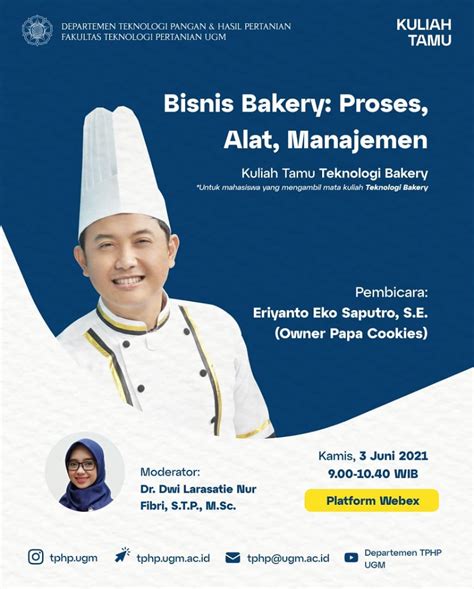 Kuliah Tamu Teknologi Bakery Bisnis Bakery Proses Alat Manajemen