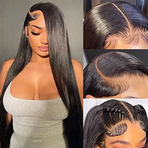 Nantliy Deep Wave Lace Front Wigs Human Hair 13x6 Hd