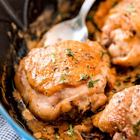 Creamy Mustard Baked Chicken Thighs Mom On Timeout