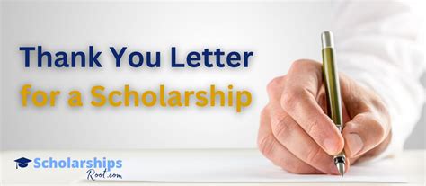 How To Write A Thank You Letter For A Scholarship Easy Process Best