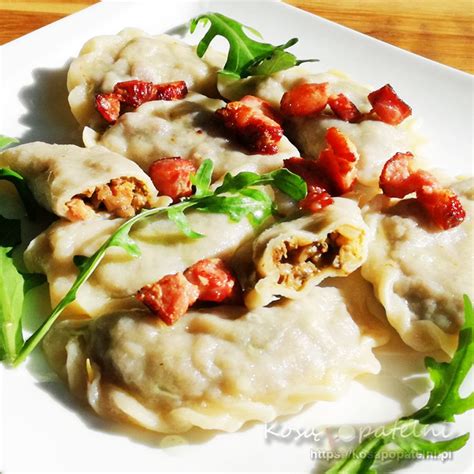 Pierogi Z Kasz Gryczan I Grzybami Kos Po Patelni