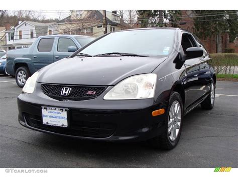 2002 Nighthawk Black Pearl Honda Civic Si Hatchback 7357603 Photo 8