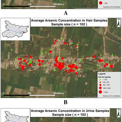 A Map Of Village Kaliprasad With Spatial Distribution Of Groundwater