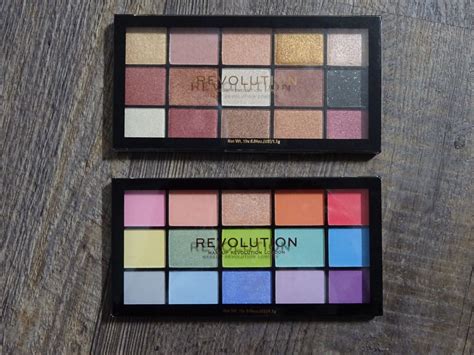 Lot 2 Revolution Reloaded Shadow Palette Of 15 Eyeshadows Sugar Pie