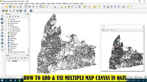 Qgis Tutorials 7 How To Add And Use Multiple Map Canvases In Qgis New