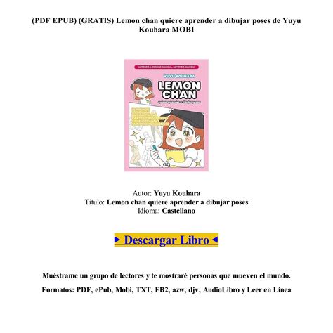 PDF EPUB GRATIS Lemon Chan Quiere Aprender A Dibujar Poses De Yuyu